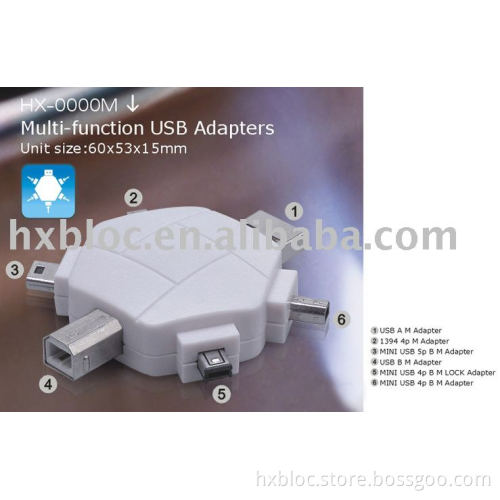 Multi-function USB adapter(6 in 1)